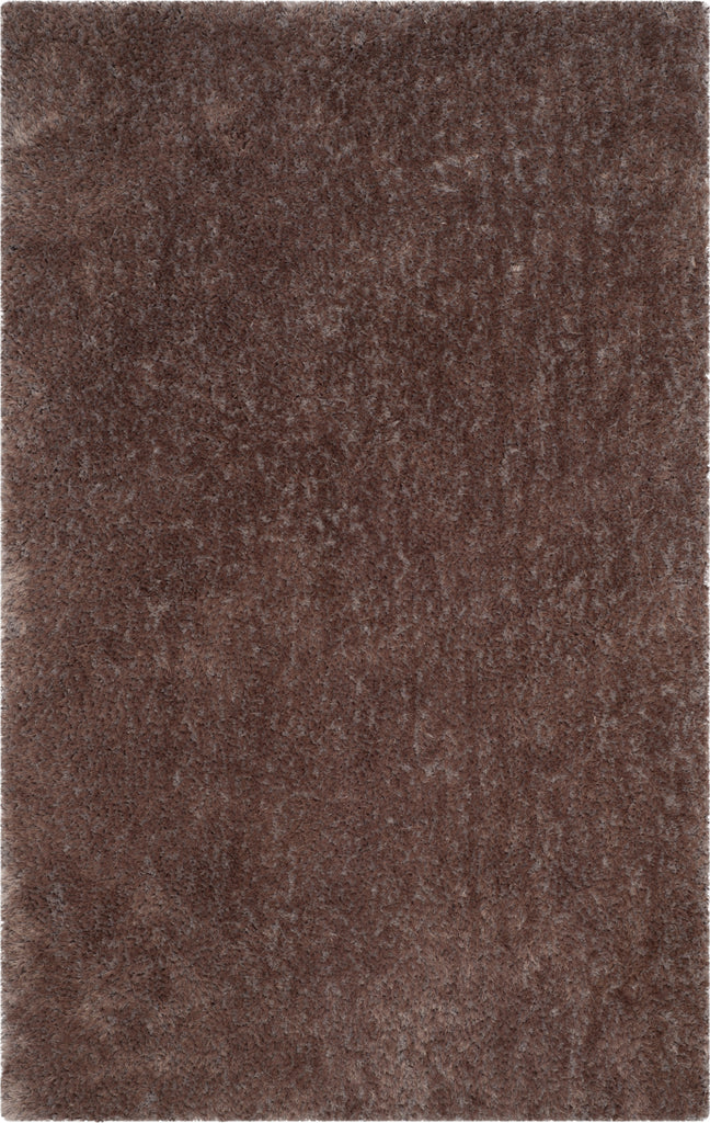 Safavieh Luxe Shag 160 Brown Area Rug main image