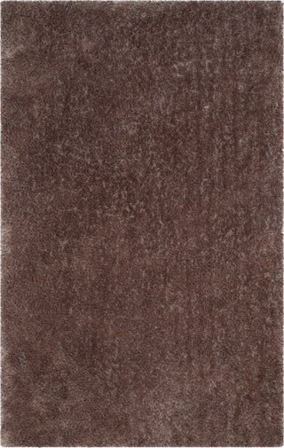 Safavieh Luxe Shag 160 Brown Area Rug main image