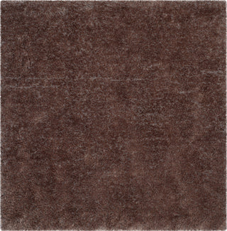 Safavieh Luxe Shag 160 Brown Area Rug Square