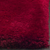 Safavieh Luxe Shag 160 Red Area Rug Detail
