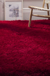 Safavieh Luxe Shag 160 Red Area Rug 