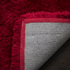 Safavieh Luxe Shag 160 Red Area Rug Backing