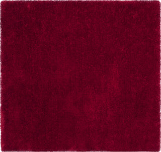 Safavieh Luxe Shag 160 Red Area Rug Square