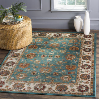 Safavieh Summit SMT292T Teal/Ivory Area Rug  Feature