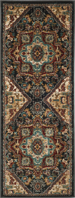 Safavieh Summit SMT293A Dark Grey/Red Area Rug 