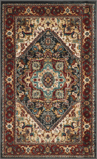 Safavieh Summit SMT293A Dark Grey/Red Area Rug 