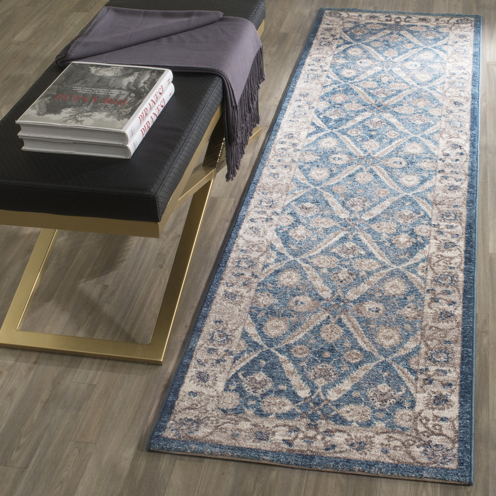 Safavieh Sofia SOF378C Blue/Beige Area Rug Incredible Rugs and Decor