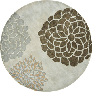 Safavieh Soho Soh211 Light Grey Area Rug Round