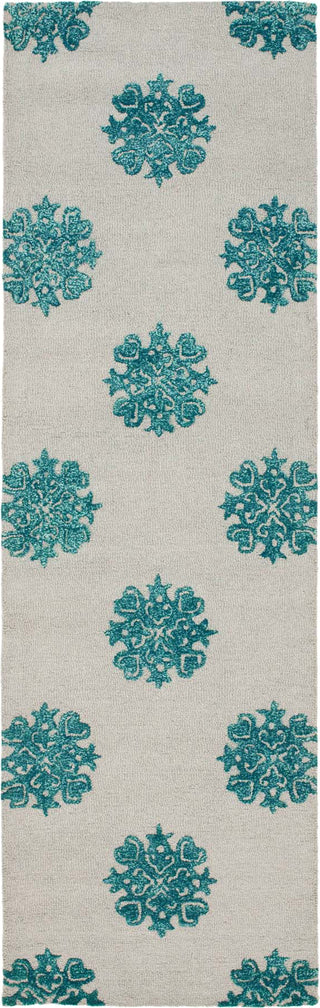 Safavieh Soho Soh213 Ivory/Light Blue Area Rug Runner