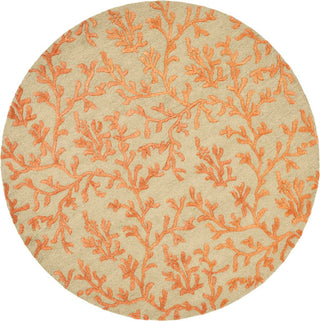 Safavieh Soho Soh214 Green/Gold Area Rug Round