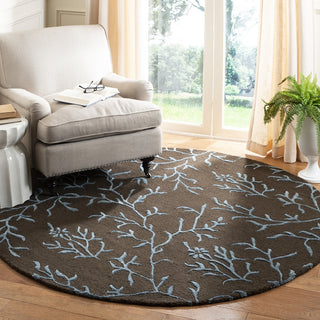 Safavieh Soho Soh214 Brown/Light Blue Area Rug Room Scene Feature