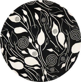 Safavieh Soho Soh217 Black/Ivory Area Rug Round