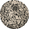 Safavieh Soho Soh255 Black/Beige Area Rug Round