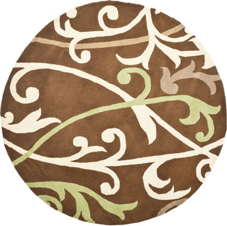 Safavieh Soho Soh256 Brown/Multi Area Rug Round