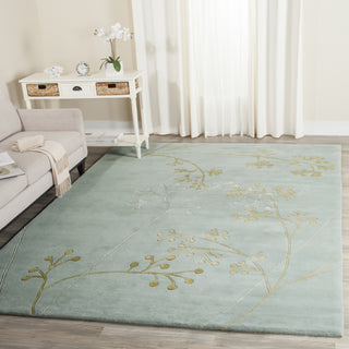 Safavieh Soho Soh305 Light Blue Area Rug Room Scene