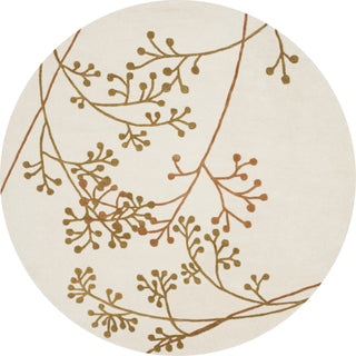 Safavieh Soho Soh305 Ivory/Orange Area Rug Round