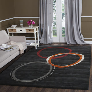 Safavieh Soho Soh306 Charcoal Area Rug Room Scene