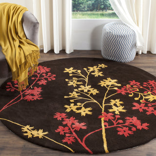 Safavieh Soho Soh316 Brown/Red Area Rug Room Scene