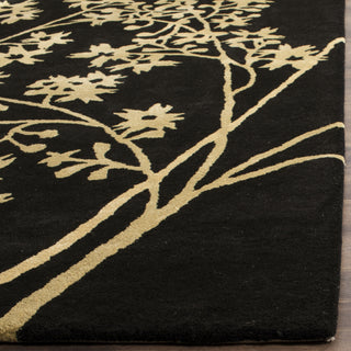 Safavieh Soho Soh316 Black/Lime Area Rug Detail