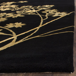 Safavieh Soho Soh316 Black/Lime Area Rug Detail