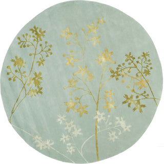 Safavieh Soho Soh316 Light Blue/Multi Area Rug Round