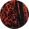 Safavieh Soho Soh326 Black/Red Area Rug Round