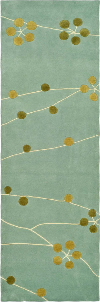 Safavieh Soho Soh327 Light Blue/Gold Area Rug Runner