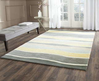 Safavieh Soho 337 Grey/Gold Area Rug Room Scene Feature