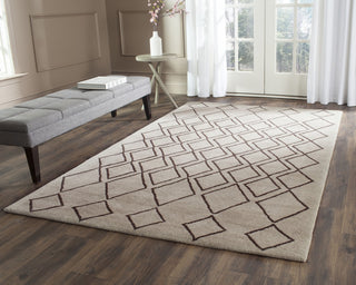 Safavieh Soho 340 Light Grey/Dark Grey Area Rug Room Scene Feature