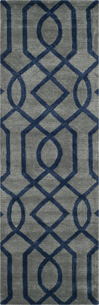 Safavieh Soho Soh411 Grey/Dark Blue Area Rug Runner