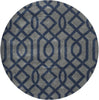 Safavieh Soho Soh411 Grey/Dark Blue Area Rug Round