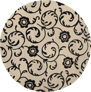 Safavieh Soho Soh415 Beige/Black Area Rug Round