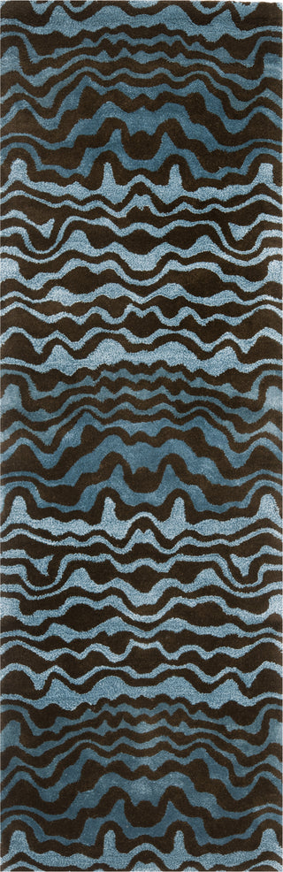 Safavieh Soho Soh417 Blue/Brown Area Rug Runner