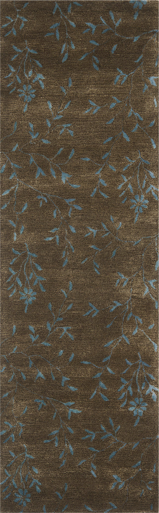 Safavieh Soho Soh418 Brown/Light Blue Area Rug Runner