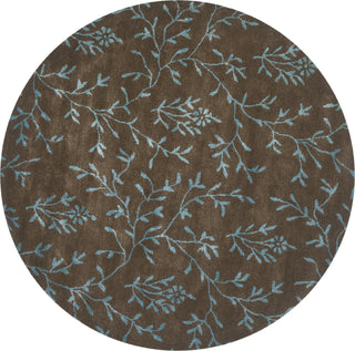 Safavieh Soho Soh418 Brown/Light Blue Area Rug Round