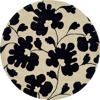 Safavieh Soho Soh419 Beige/Black Area Rug Round