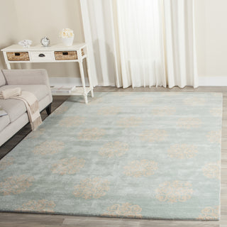 Safavieh Soho Soh424 Turquoise Area Rug Room Scene