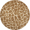 Safavieh Soho Soh436 Beige/Brown Area Rug Round