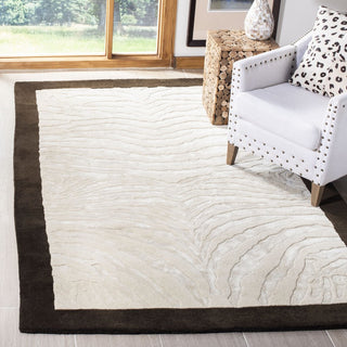 Safavieh Soho Soh443 Ivory/Espresso Area Rug Room Scene Feature