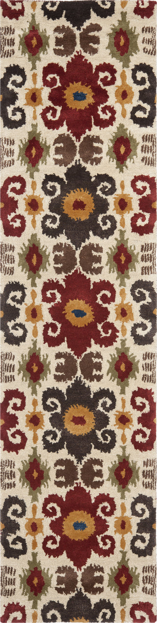 Safavieh Soho Ikat Fiesta Ivory/Red Area Rug 