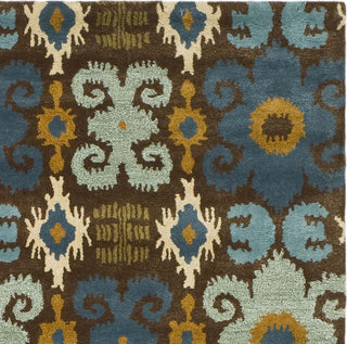 Safavieh Soho Ikat Fiesta Brown/Blue Area Rug 