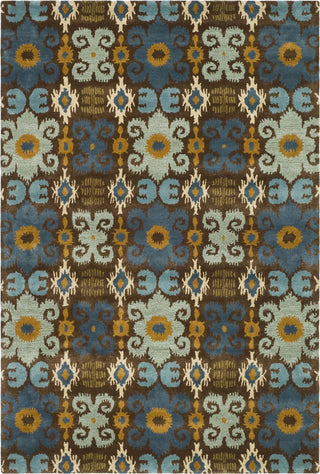 Safavieh Soho Ikat Fiesta Brown/Blue Area Rug main image