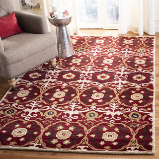 Safavieh Soho Soh446 Red/Multi Area Rug Room Scene Feature