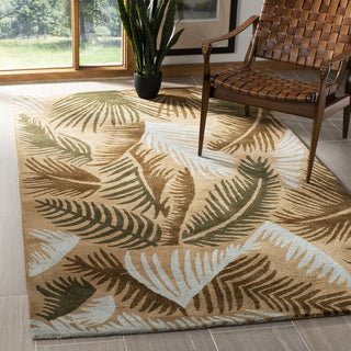 Safavieh Soho Soh451 Taupe/Multi Area Rug Room Scene Feature