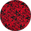 Safavieh Soho Soh452 Black/Red Area Rug Round