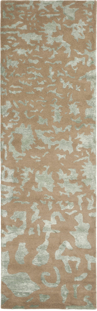 Safavieh Soho Soh525 Taupe/Light Blue Area Rug Runner