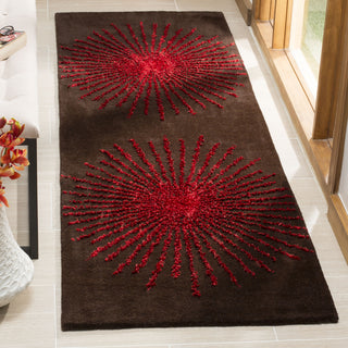 Safavieh Soho 655 Brown/Red Area Rug Room Scene