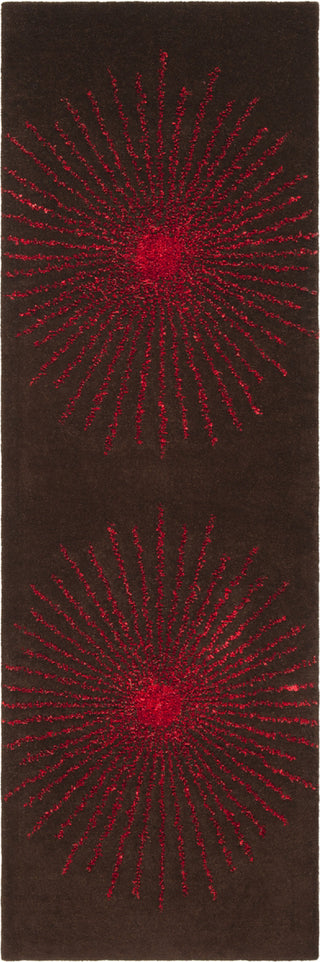 Safavieh Soho 655 Brown/Red Area Rug Runner