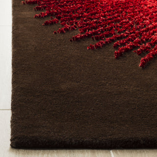 Safavieh Soho 655 Brown/Red Area Rug Detail