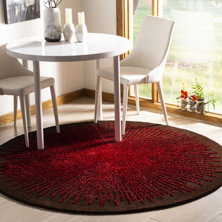 Safavieh Soho 655 Brown/Red Area Rug Room Scene Feature